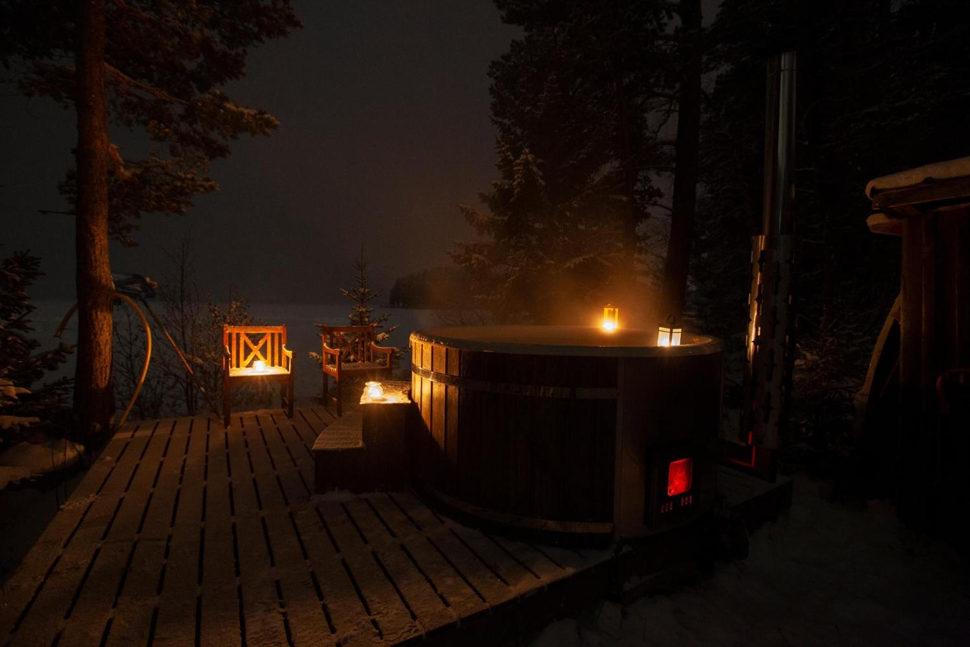 Blockhaus Am See - Komfort Umgeben Von Natur! Nalden Exteriér fotografie