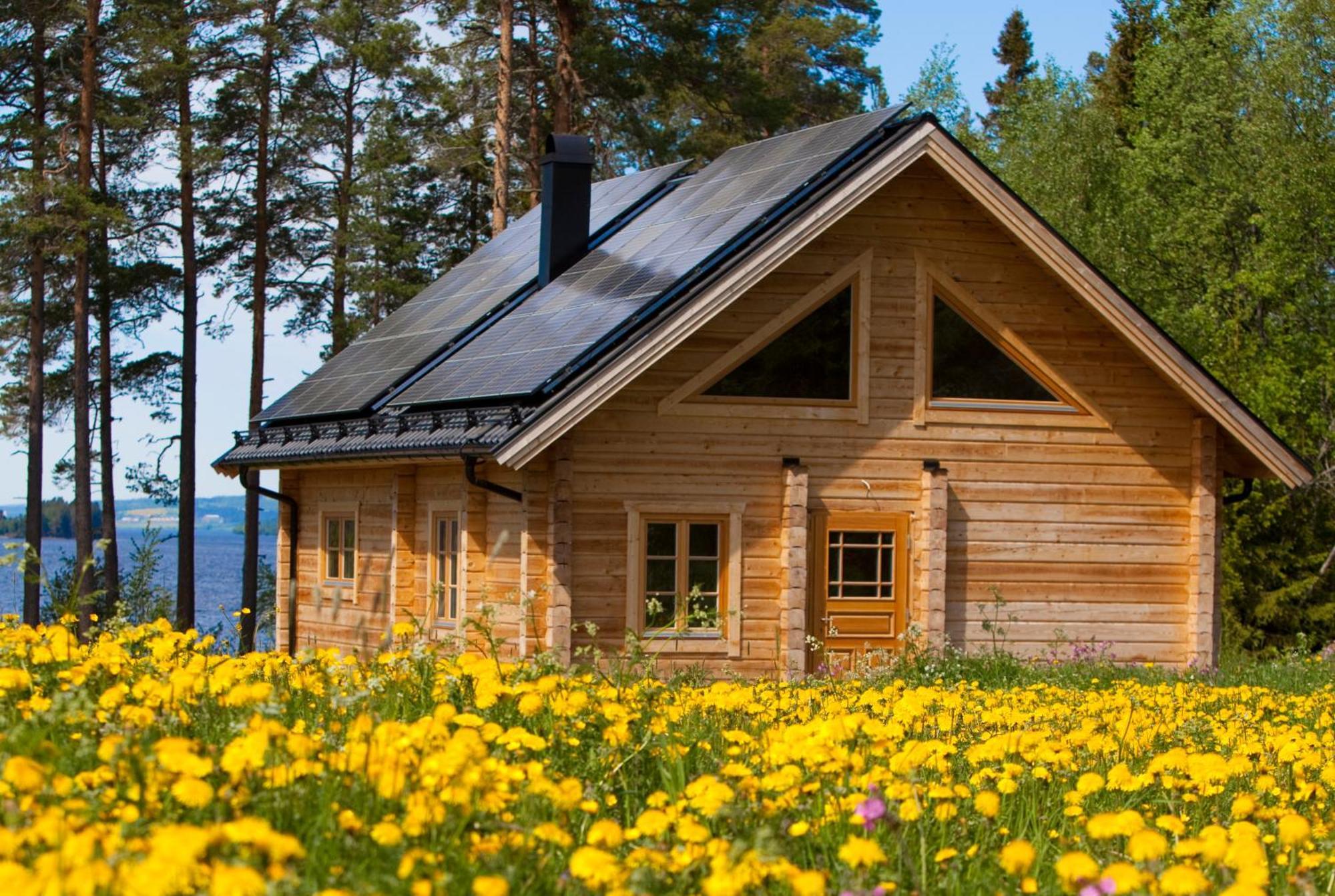 Blockhaus Am See - Komfort Umgeben Von Natur! Nalden Exteriér fotografie
